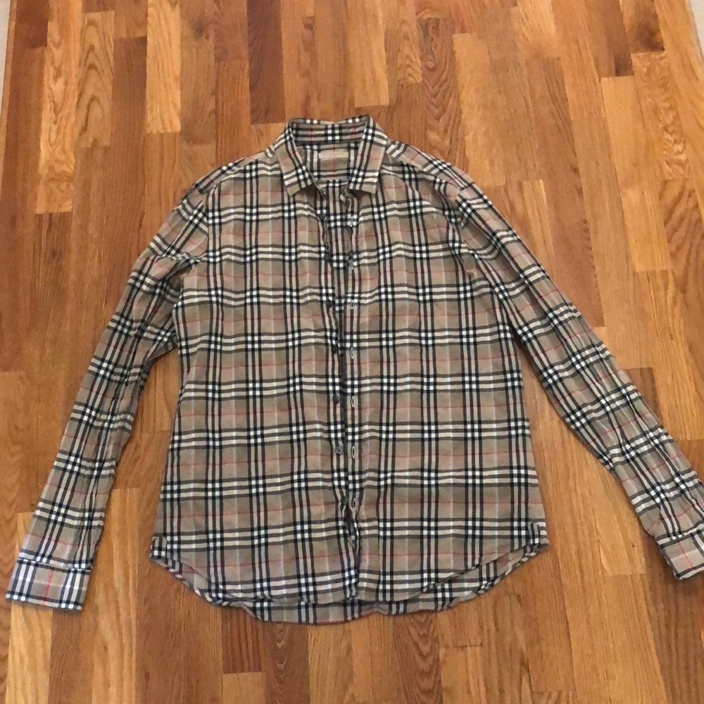 Men’s Burberry Brit button down  size large